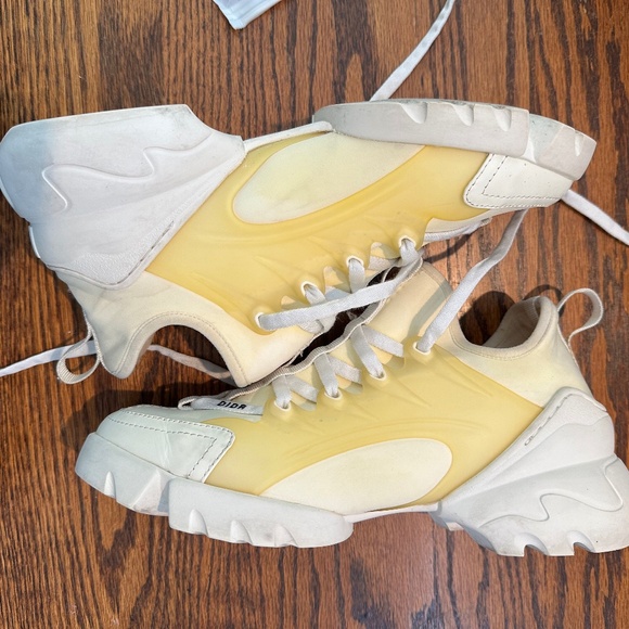 CHRISTIAN DIOR Technical Fabric Rubber Womens D-Connect Sneakers sz 40